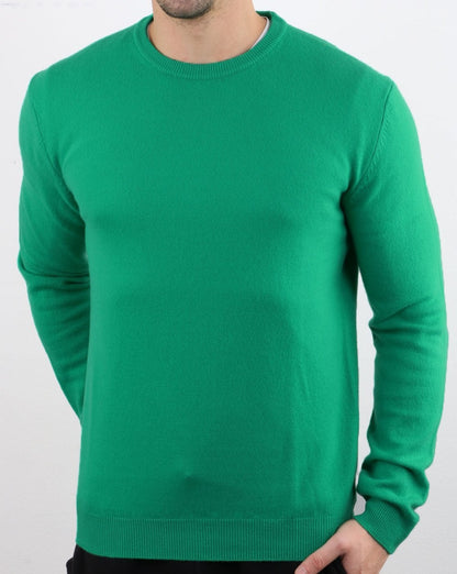 Benetton Merino Wool Jumper Green