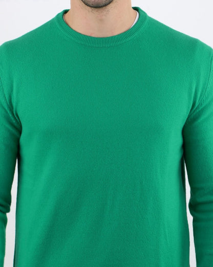 Benetton Merino Wool Jumper Green