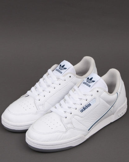 Adidas Continental 80 Trainers White/Sky/Navy