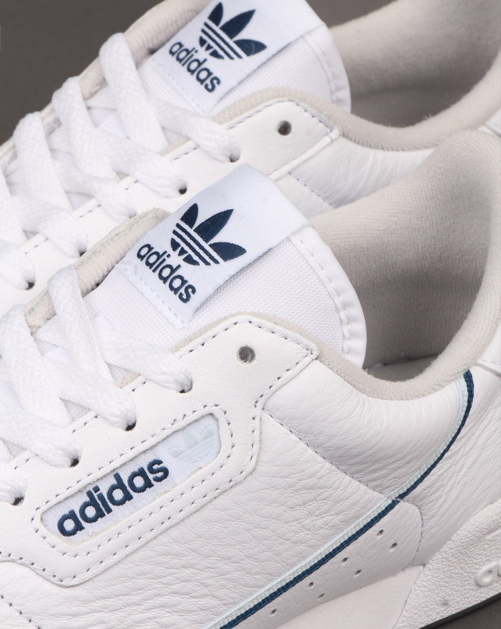 Adidas Continental 80 Trainers White/Sky/Navy