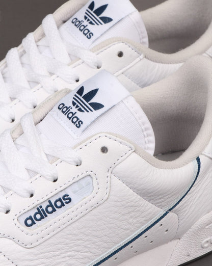 Adidas Continental 80 Trainers White/Sky/Navy