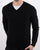 Benetton Merino Wool V-Neck Jumper Black