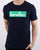 Benetton Box Logo T Shirt Navy