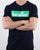 Benetton Box Logo T Shirt Navy