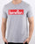 Benetton Box Logo T Shirt Grey
