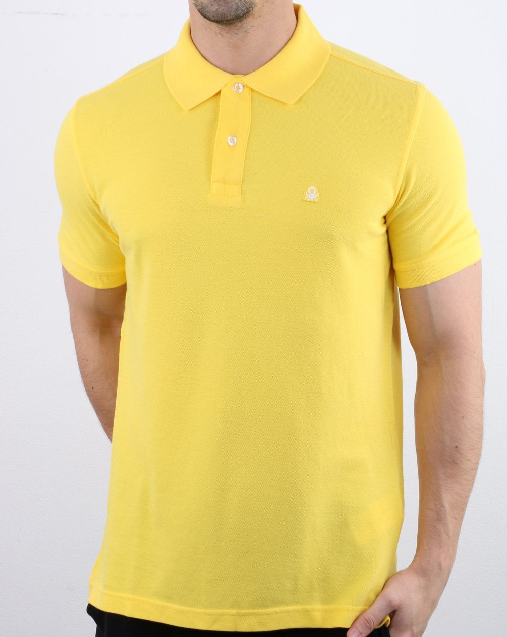 Benetton Polo Shirt Yellow