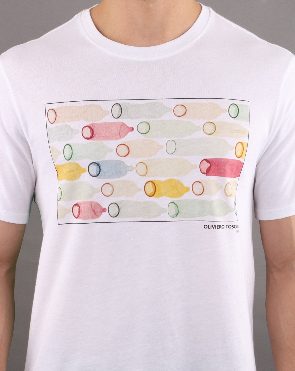 Benetton T-shirt Inconic image tee White/Multi