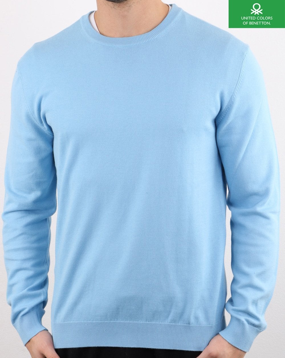 Benetton Cotton Jumper Blue