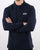 Barbour International Long Sleeved Polo Navy