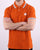 Pretty Green Curving Polo Orange