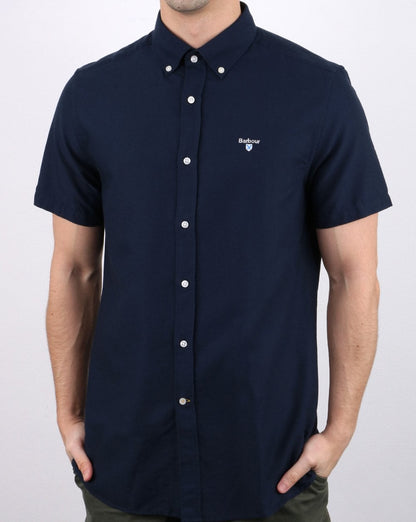 Barbour Oxford Short Sleeve Shirt Navy