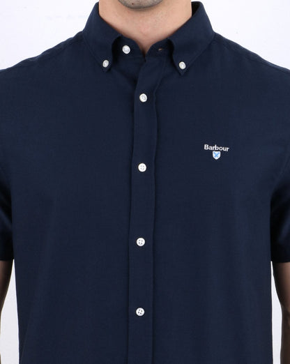 Barbour Oxford Short Sleeve Shirt Navy