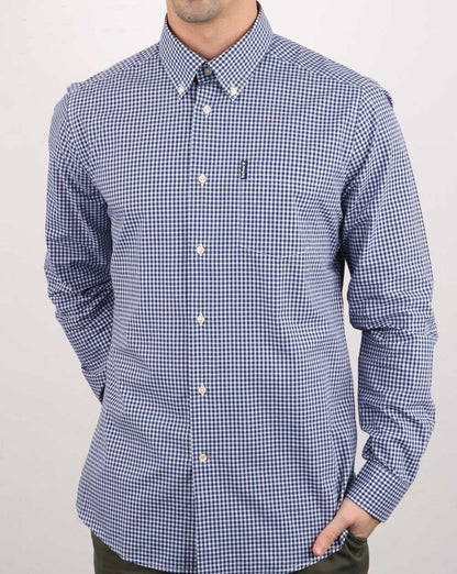 Barbour Gingham Shirt Blue