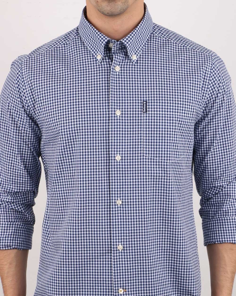 Barbour Gingham Shirt Blue