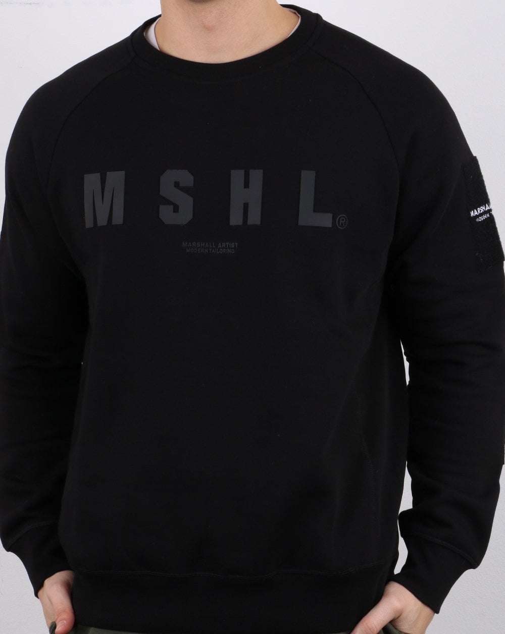 Marshall Artist Hybrid Tech Sweatshirt Black