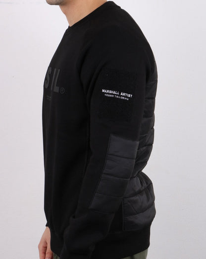 Marshall Artist Hybrid Tech Sweatshirt Black