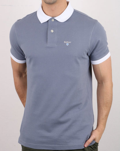Barbour Lynton Polo Washed Blue