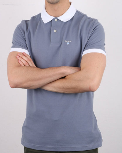 Barbour Lynton Polo Washed Blue