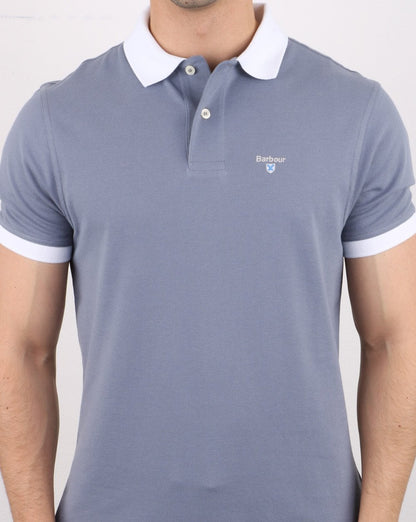 Barbour Lynton Polo Washed Blue