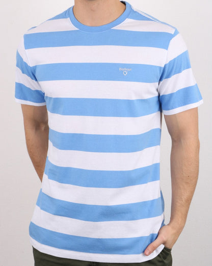 Barbour Beach Stripe Tee Blue