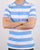 Barbour Beach Stripe Tee Blue