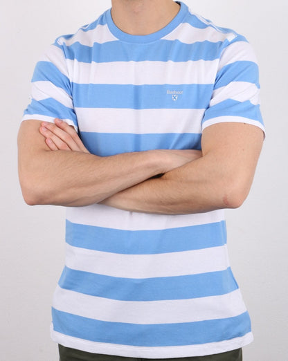 Barbour Beach Stripe Tee Blue