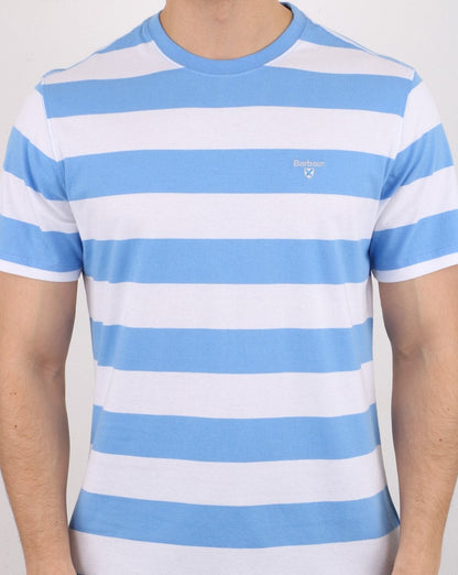 Barbour Beach Stripe Tee Blue