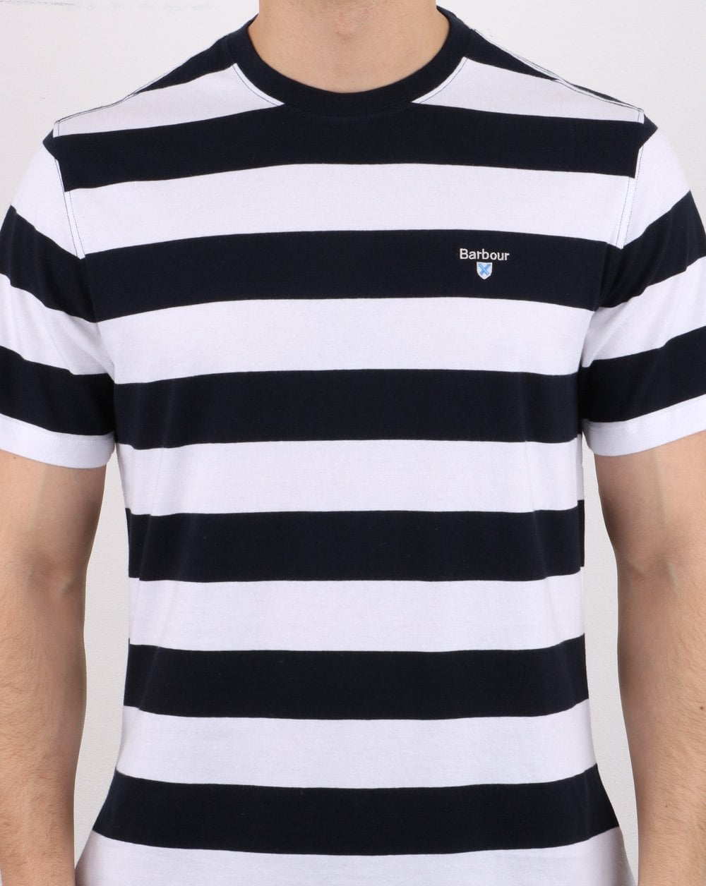 Barbour Beach Stripe Tee Navy