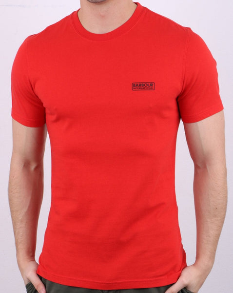 Barbour International Small Logo T-Shirt Red