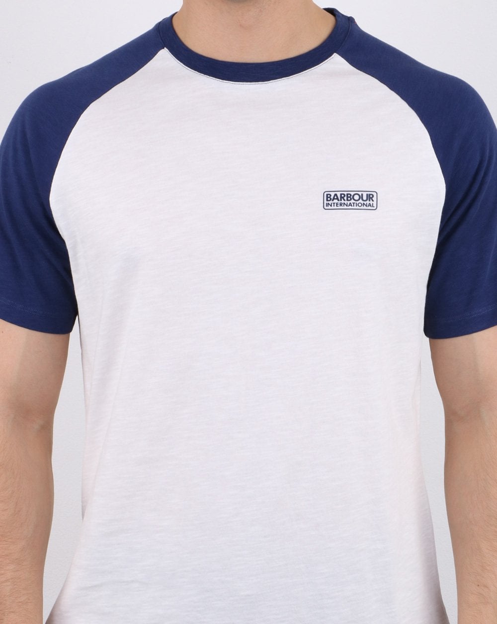 Barbour International Rivet Raglan Tee White