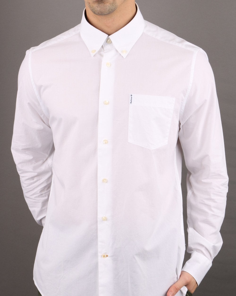Barbour Headshaw Shirt White