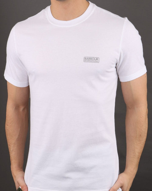 Barbour International Barbour International Small Logo T-shirt White