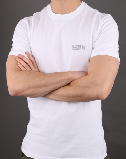 Barbour International Small Logo T-shirt White