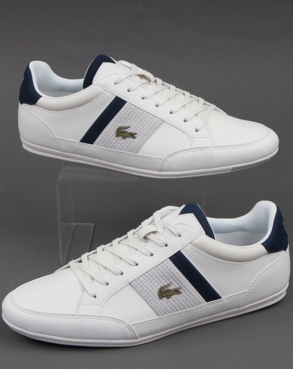 Lacoste Footwear Chaymon Trainer White/Navy