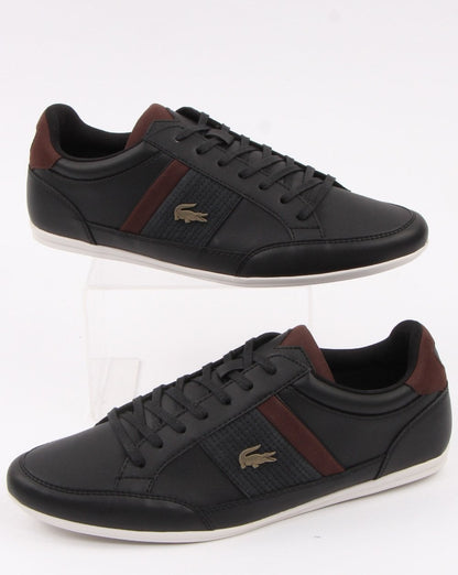Lacoste Footwear Chaymon Trainer Black/Brown