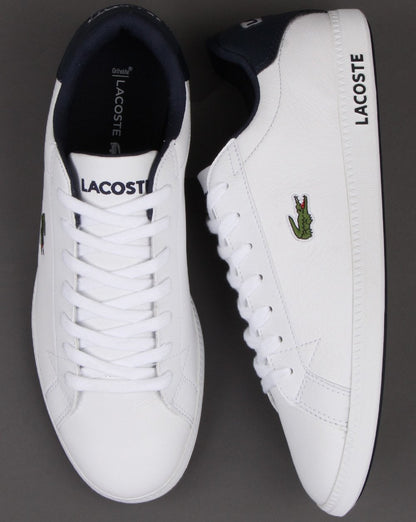 Lacoste Footwear Graduate LCR3 Trainer White/Dark Blue