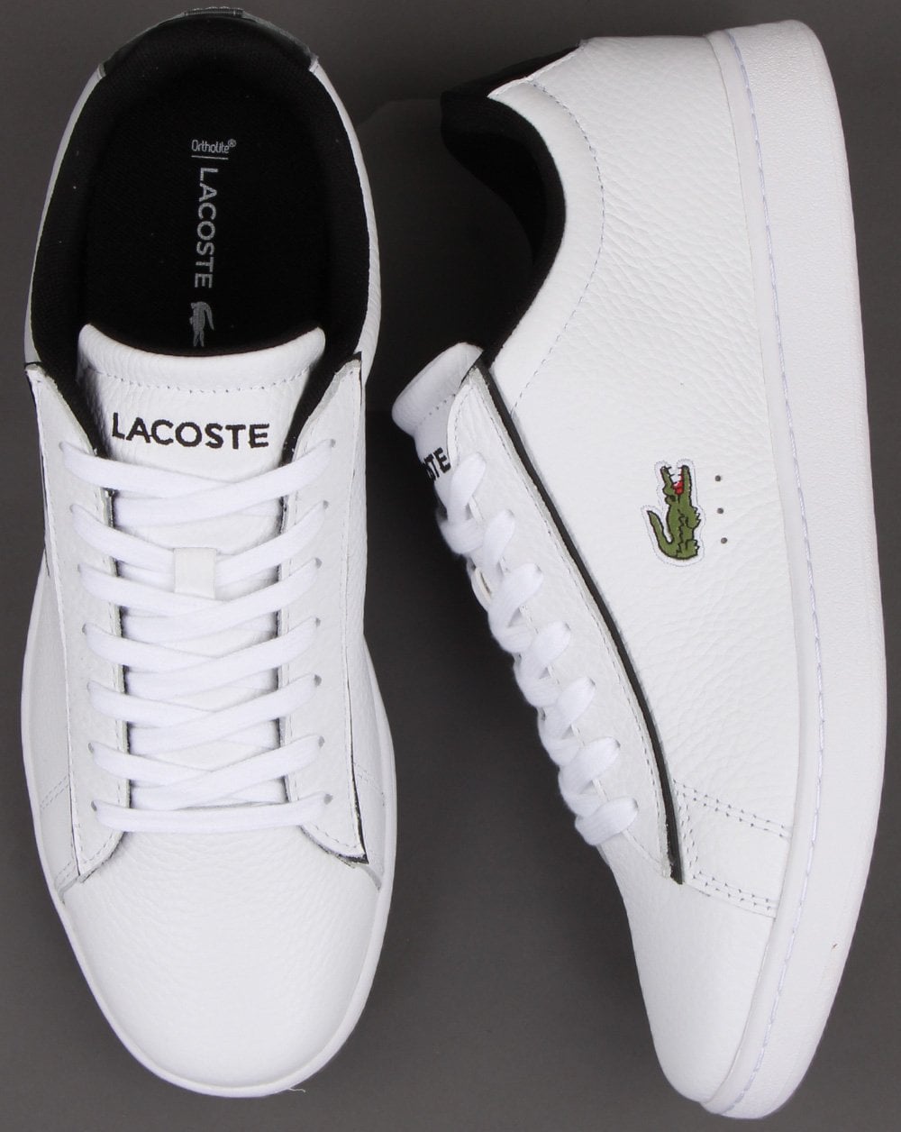 Lacoste Footwear Carnaby Evo Trainer White/Black