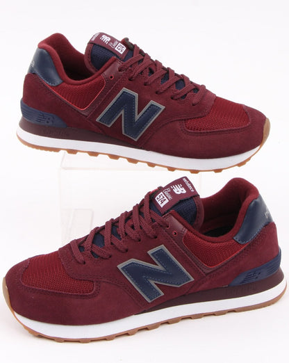 New Balance 574 Trainers Burgundy