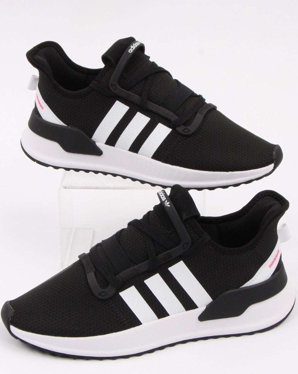 Adidas U_path Run Trainers Black/White/Shock Red