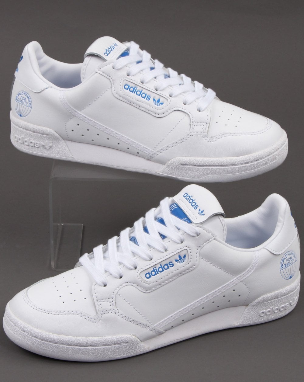 Adidas Continental 80 Trainers White/Blue