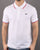 Lacoste Tipped Polo Shirt White/Red