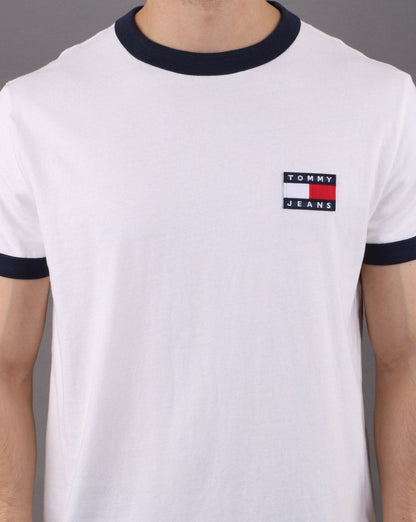 Tommy Hilfiger Ringer T-shirt White