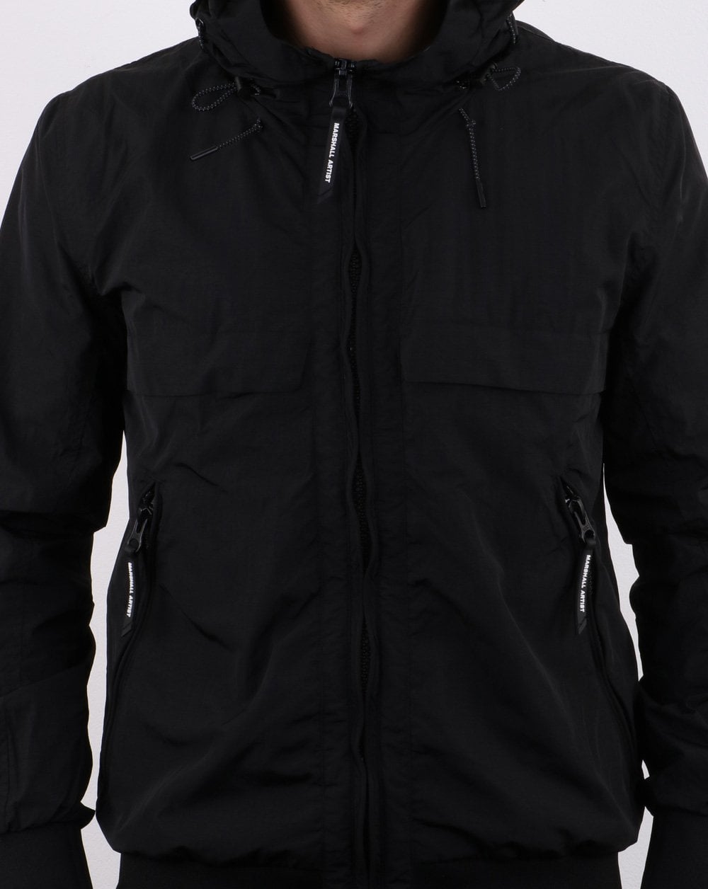 Marshall Artist Articulated Bomber Jacket Black