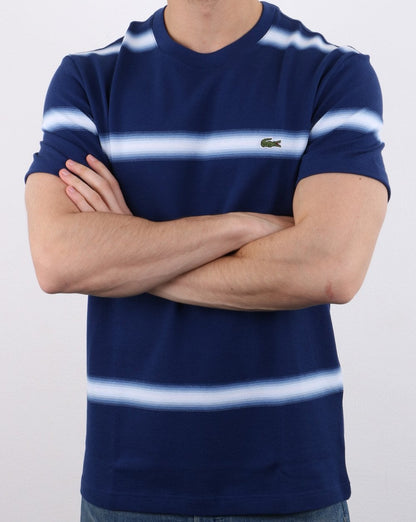 Lacoste Striped T-shirt Blue/White