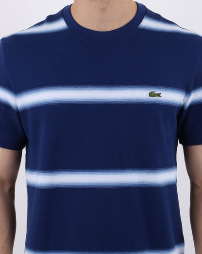 Lacoste Striped T-shirt Blue/White