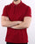 Lacoste Paris Tonal Polo Shirt Burgundy