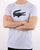 Lacoste Croc Print T Shirt Silver Chine/Navy