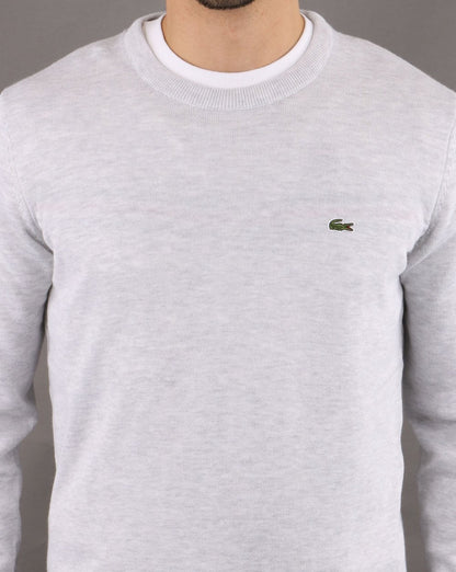 Lacoste Crew Neck Jumper Grey