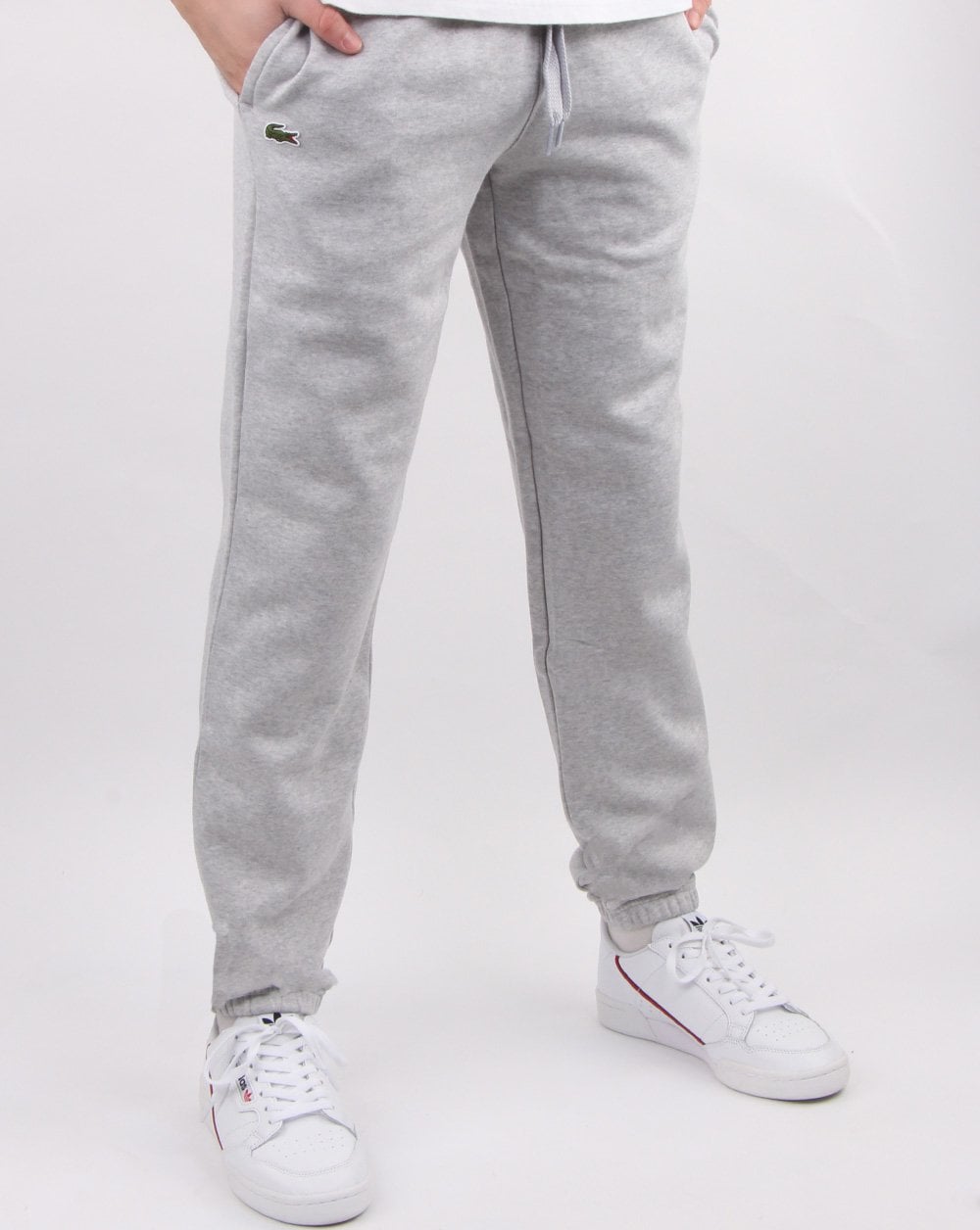 Lacoste Fleece Track Pants light grey