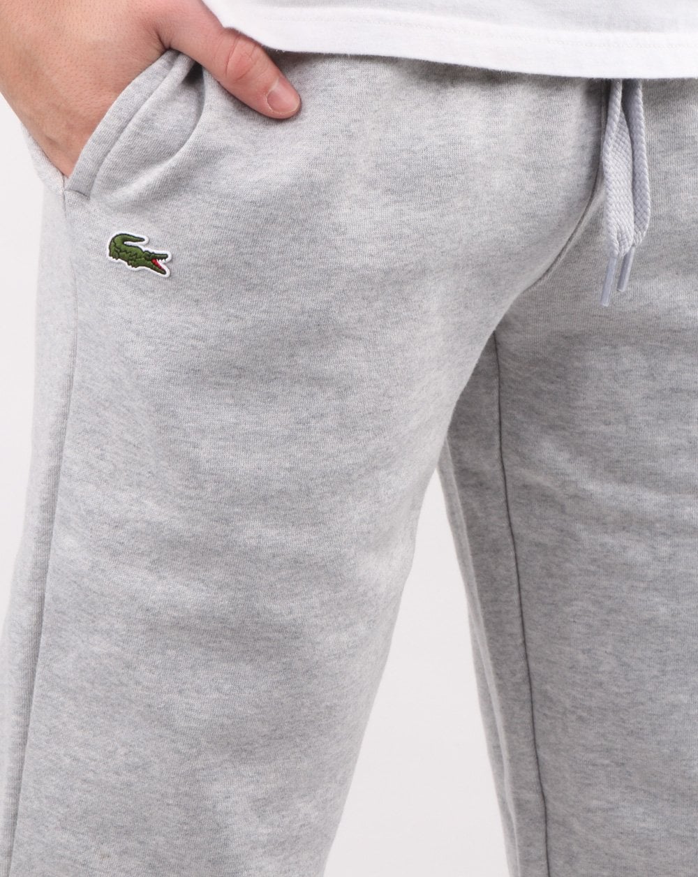 Lacoste Fleece Track Pants light grey